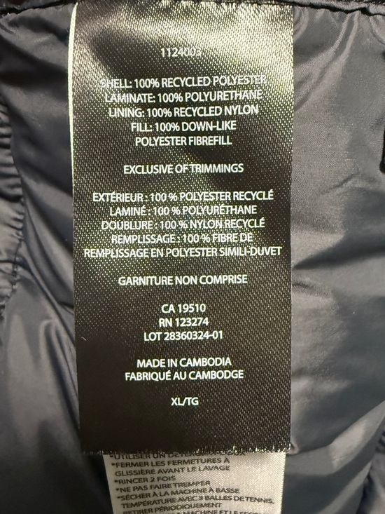 Lole Black Quilted Hooded Puffer Coat - Picture 9 of 10